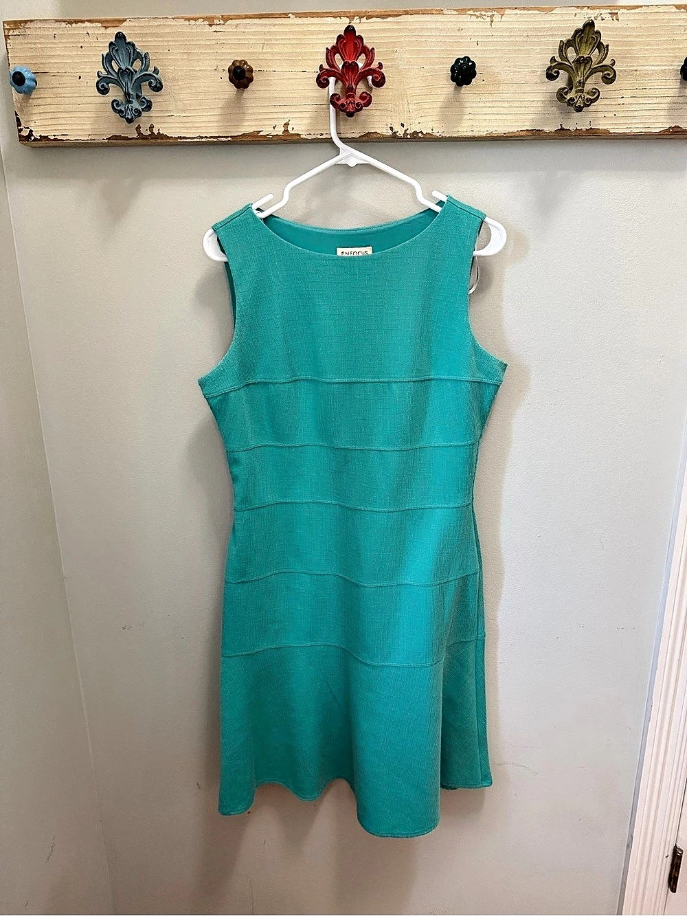 Enfocus Studio Mini Sleeveless Dress in Blue Size 12